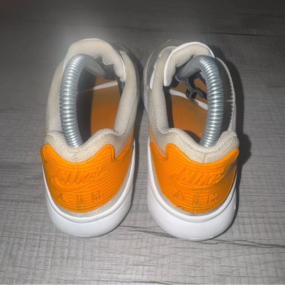 Size 7 - Nike Air Max Oketo White Orange Peel Womans Running Shoes